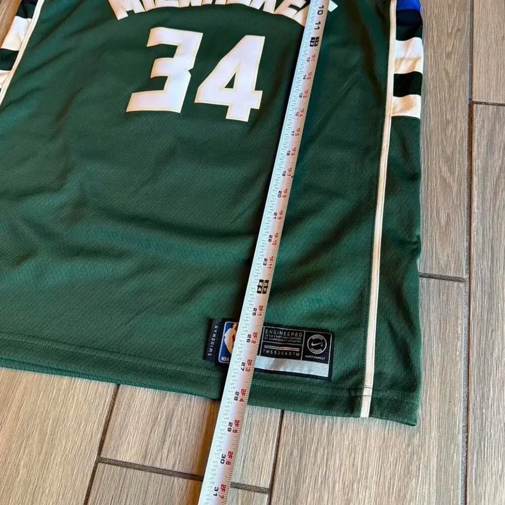 NBA Nike Dri Fit Milwaukee Bucks Giannis Antetokounmpo Basketball Jersey Size M
